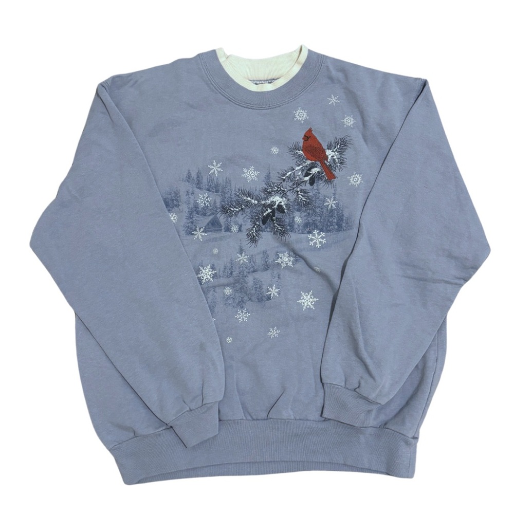 Vintage Cardinal Holiday Sweater